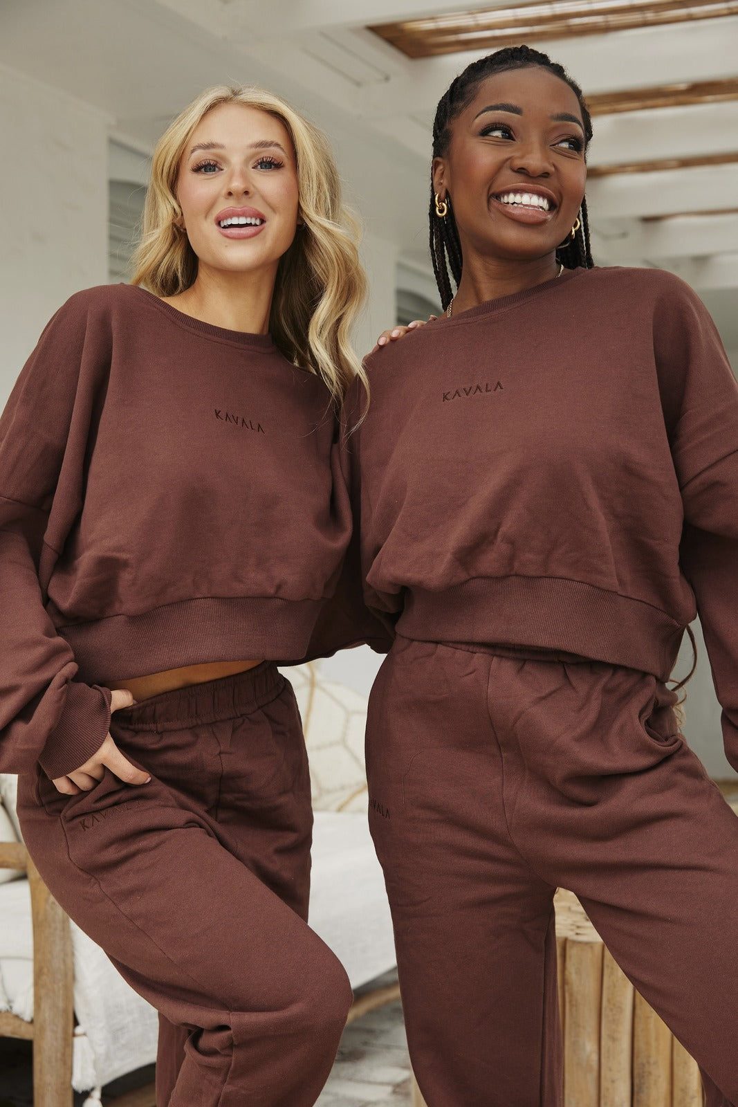 Espresso Clovelly Cropped Crewneck