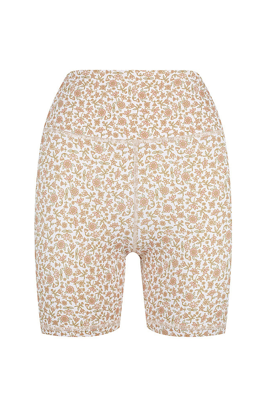 Cream Boho Biker Short - Kavala