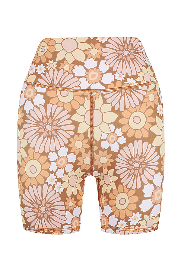 Flower Power Biker Short