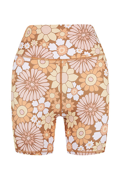 Flower Power Biker Short